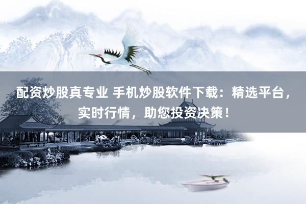 配资炒股真专业 手机炒股软件下载：精选平台，实时行情，助您投资决策！