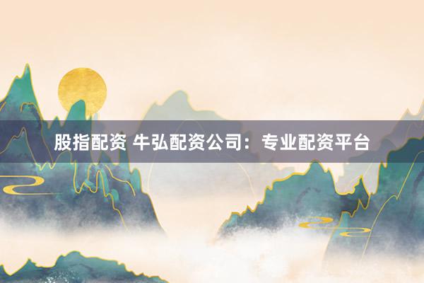 股指配资 牛弘配资公司：专业配资平台